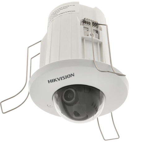 C​améra HIKVISION PRO mini-dôme ip avec 4 megapixels et objectif fixe 