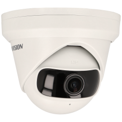 C​améra HIKVISION PRO mini-dôme ip avec 5 megapixels et objectif fixe 