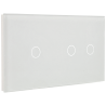 Panel de interruptor doble con 3 botones A-SMARTHOME