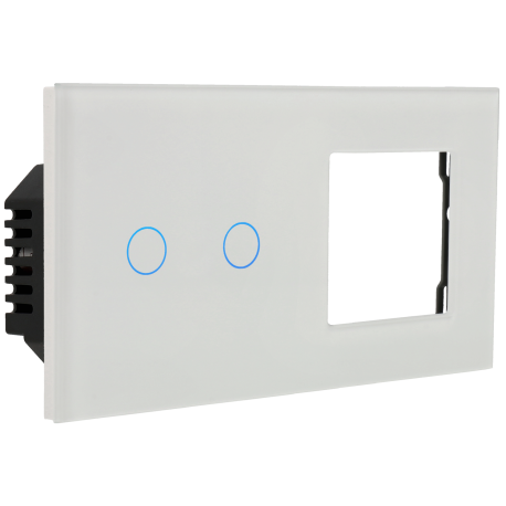 Kit con panel doble e interruptor